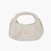Miu Miu Women Wander Matelassé Nappa Leather Hobo Mini-Bag