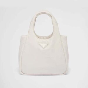 Prada Women Medium Padded Prada Soft Nappa Leather Bag-White