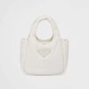 Prada Women Small Padded Prada Soft Nappa-Leather Bag-White