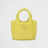 Prada Women Small Padded Prada Soft Nappa-Leather Bag-Yellow 11 Prada Women Small Padded Prada Soft Nappa-Leather Bag-Yellow
