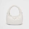 Prada Women Soft Padded Nappa Leather Mini-Bag-White