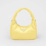 Prada Women Soft Padded Nappa Leather Mini-Bag-Yellow