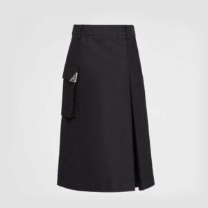 Prada Women Technical Canvas Skirt