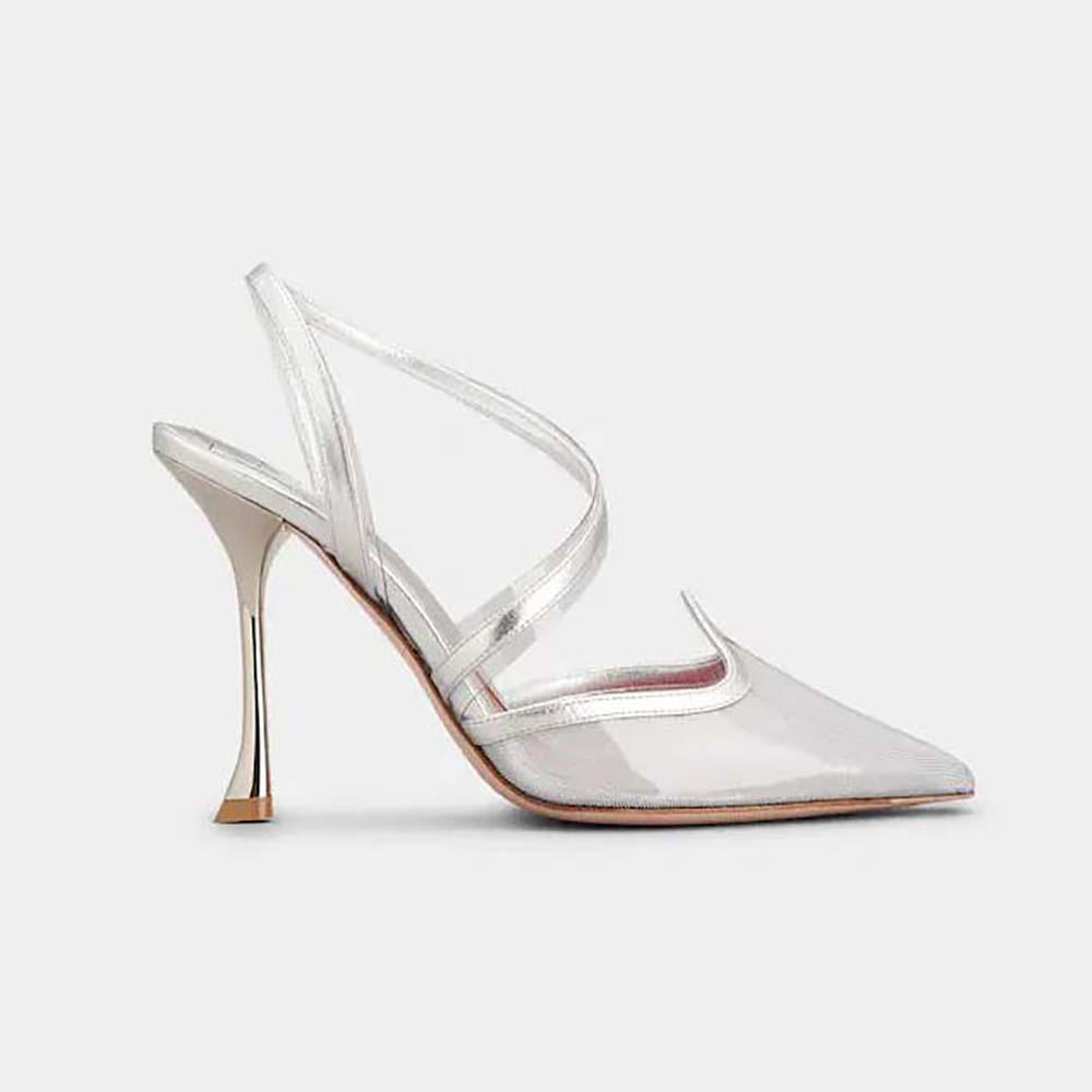 Roger Vivier Women I Love Vivier Slingback Pumps in PVC-Silver