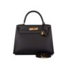 Hermes Women Kelly Bag 28 Epsom Leather-Black 12 Hermes Women Kelly Bag 28 Epsom Leather-Black