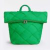 Bottega Veneta Men Padded Tech Cassette Backpack-Green
