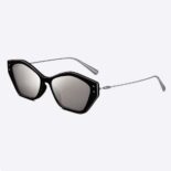 Dior Men MissDior S1U Gunmetal Mirrored Butterfly Sunglasses