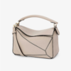 Loewe Women Puzzle Small Bag in Classic Calf Leather-Beige