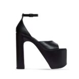 Balenciaga Women Camden 160mm Sandal in Black