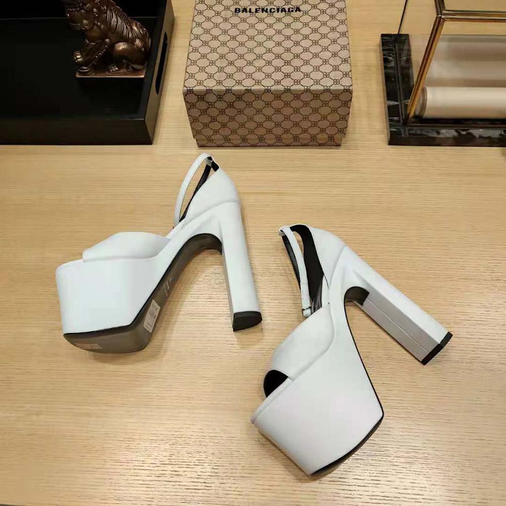 Balenciaga Camden 160mm sandals - White