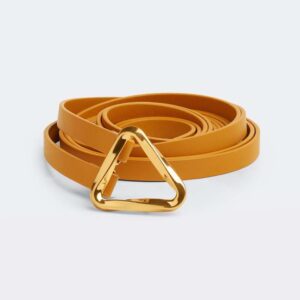 Bottega Veneta Women Grasp Belt Leather Double Strap-Brown