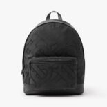 Burberry Men Monogram Jacquard Backpack-Black