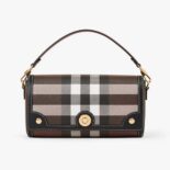 Burberry Women Top Handle Note Bag with Logo-engraved Studs