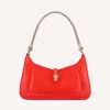 Bvlgari Women Serpenti Baia Small Shoulder Bag in Calf Leather-Orange