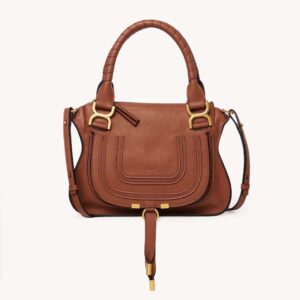 Chloe Women Marcie Small Double Carry Bag-Brown