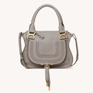 Chloe Women Marcie Small Double Carry Bag-Silver