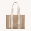 Chloe Women Medium Woody Tote Bag-Pink
