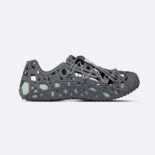 Dior Men Warp Sandal Anthracite Gray Cosmo Rubber with Warped Cannage Motif