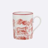 Dior Umisex Mug Red Toile De Jouy