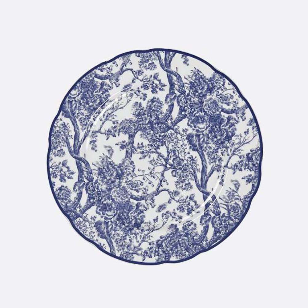 Dior Unisex Side Plate Blue Toile de Jouy