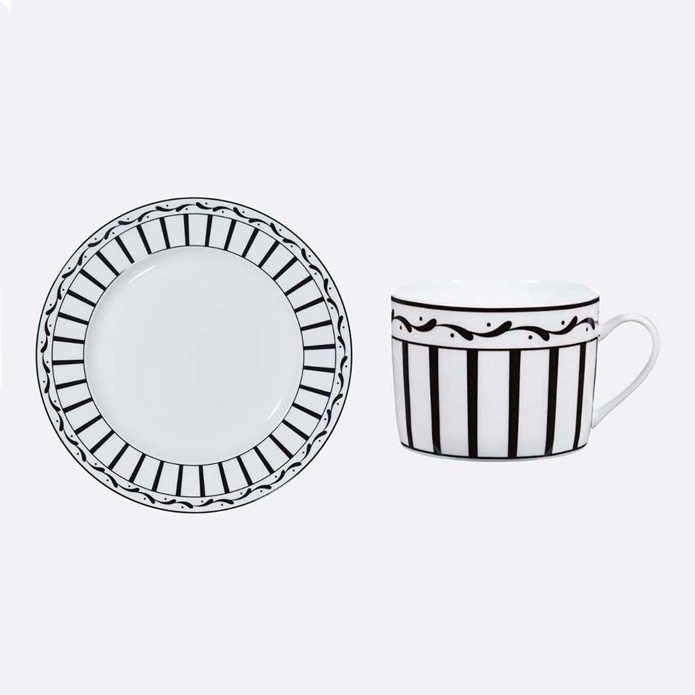 Dior Coffee Cup White and Black Monsieur Dior