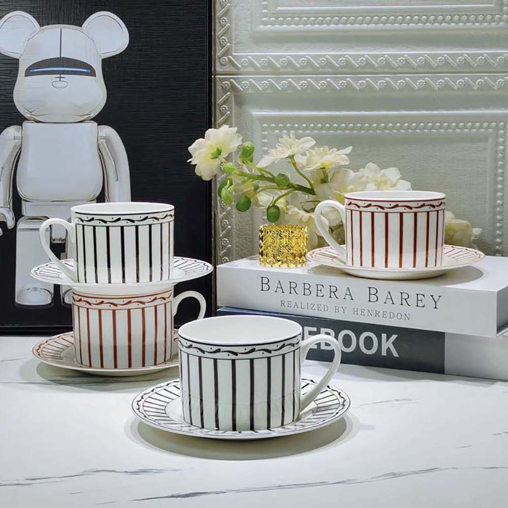 Dior Coffee Cup White and Black Monsieur Dior