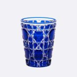 Dior Unisex Water Glass Blue Cannage