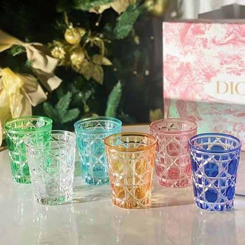 Dior Water Glass Cannage Multicolored