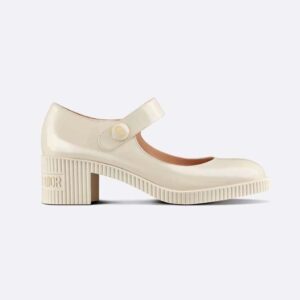 Dior Women D-Doll Pump White Shiny Calfskin