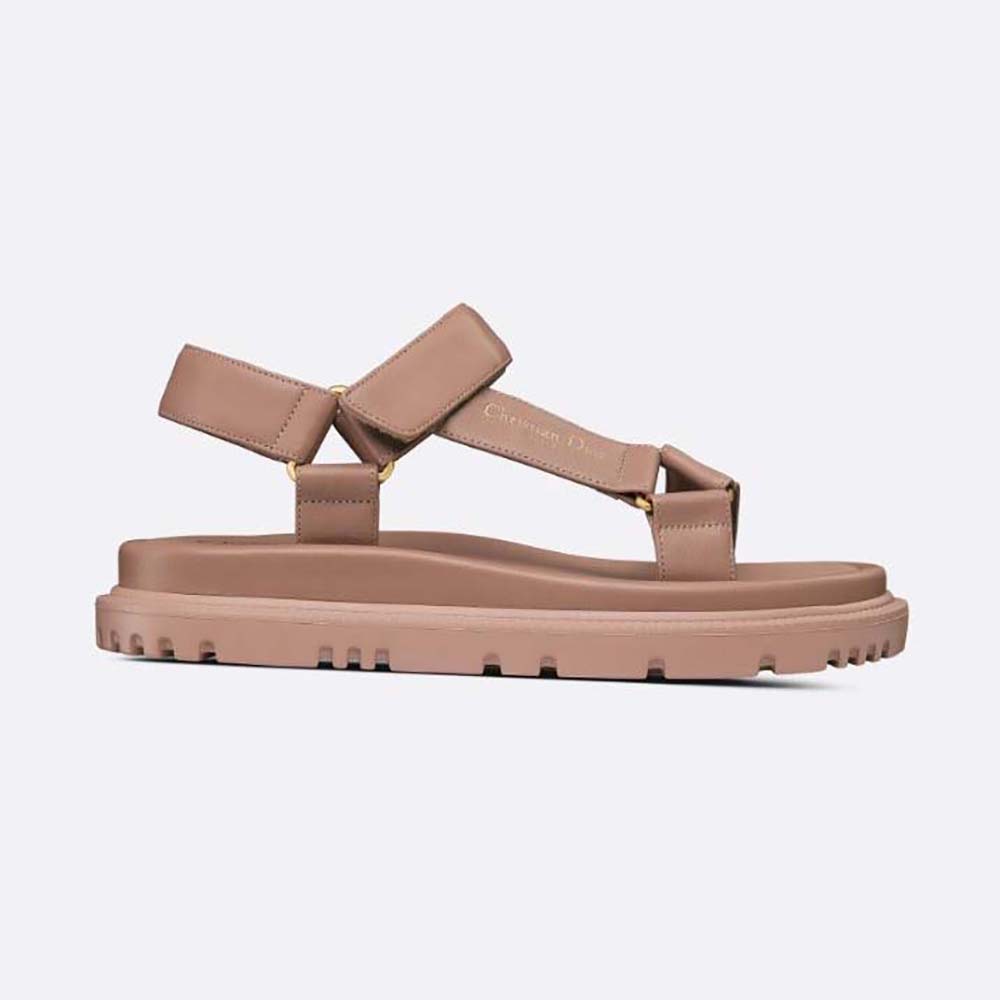 Dior Women D-Wave Sandal Powder Pink Lambskin