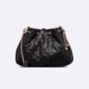 Dior Women Medium Dior Ammi Bag Black Supple Macrocannage Lambskin
