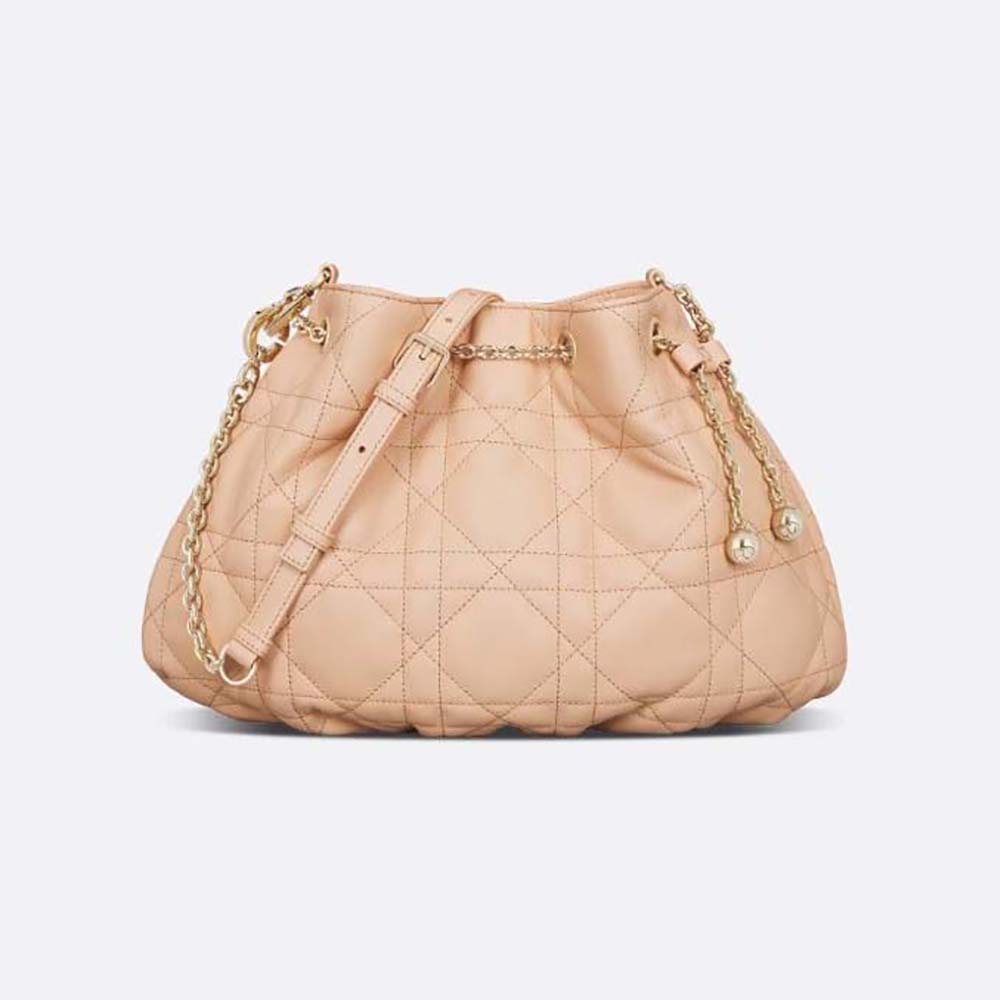 Dior Women Medium Dior Ammi Bag Sand Pink Supple Macrocannage Lambskin 1 Dior Women Medium Dior Ammi Bag Sand Pink Supple Macrocannage Lambskin