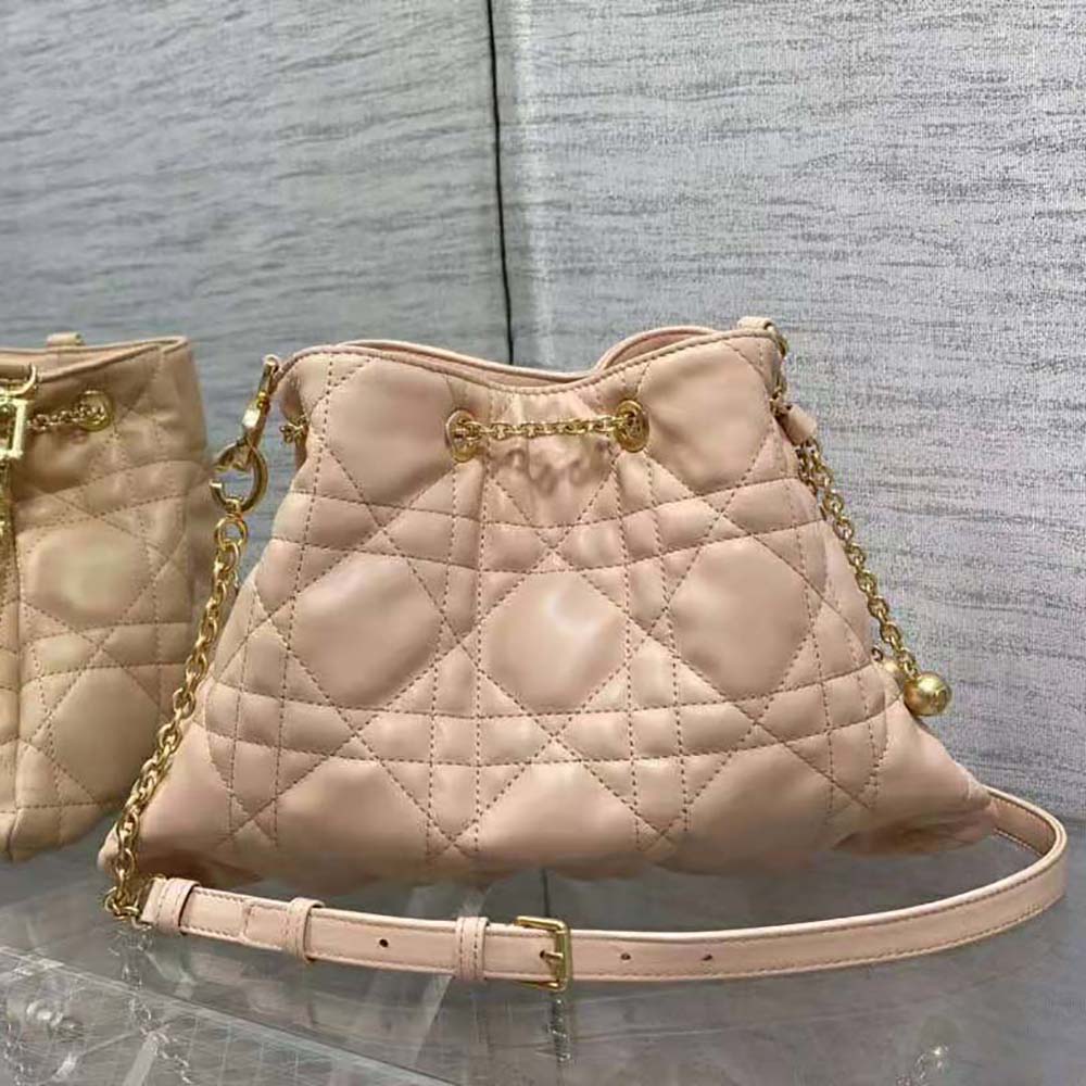Dior Women Medium Dior Ammi Bag Sand Pink Supple Macrocannage Lambskin 2 Dior Women Medium Dior Ammi Bag Sand Pink Supple Macrocannage Lambskin - Image 2