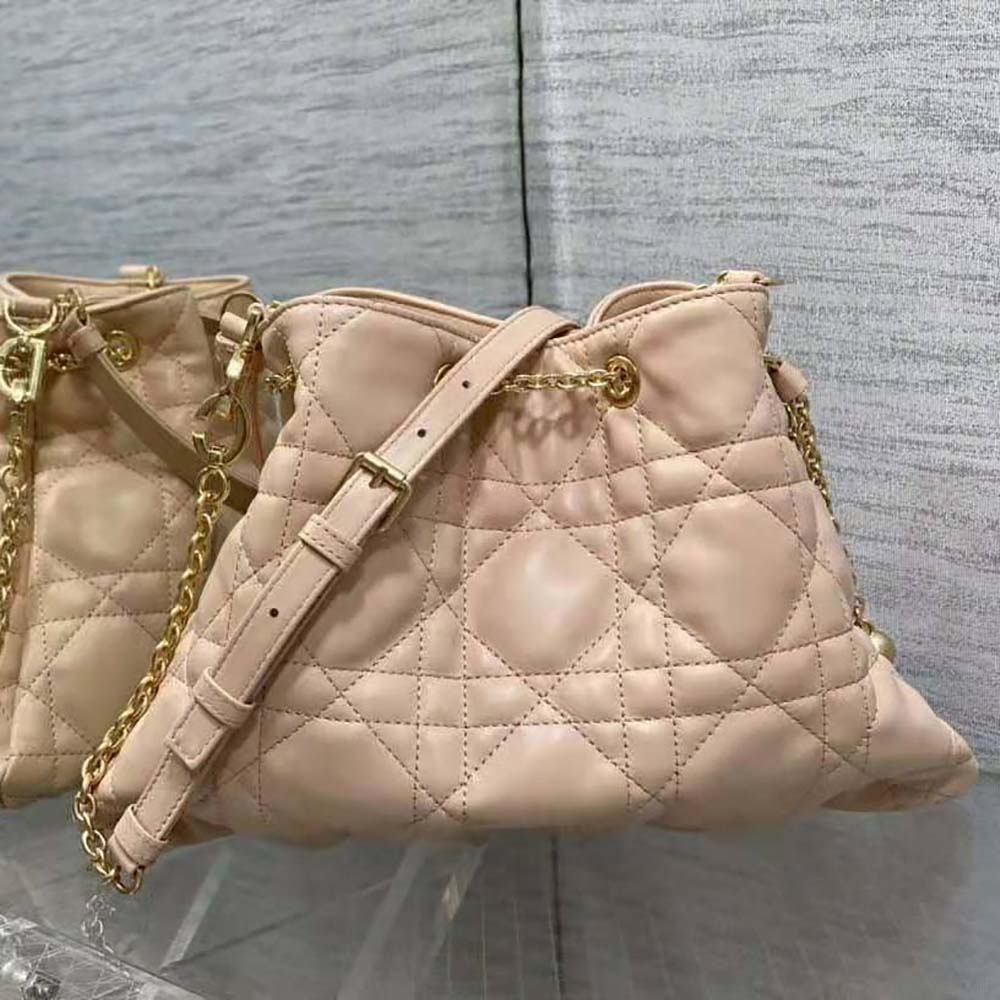 Dior Women Medium Dior Ammi Bag Sand Pink Supple Macrocannage Lambskin 3 Dior Women Medium Dior Ammi Bag Sand Pink Supple Macrocannage Lambskin - Image 3