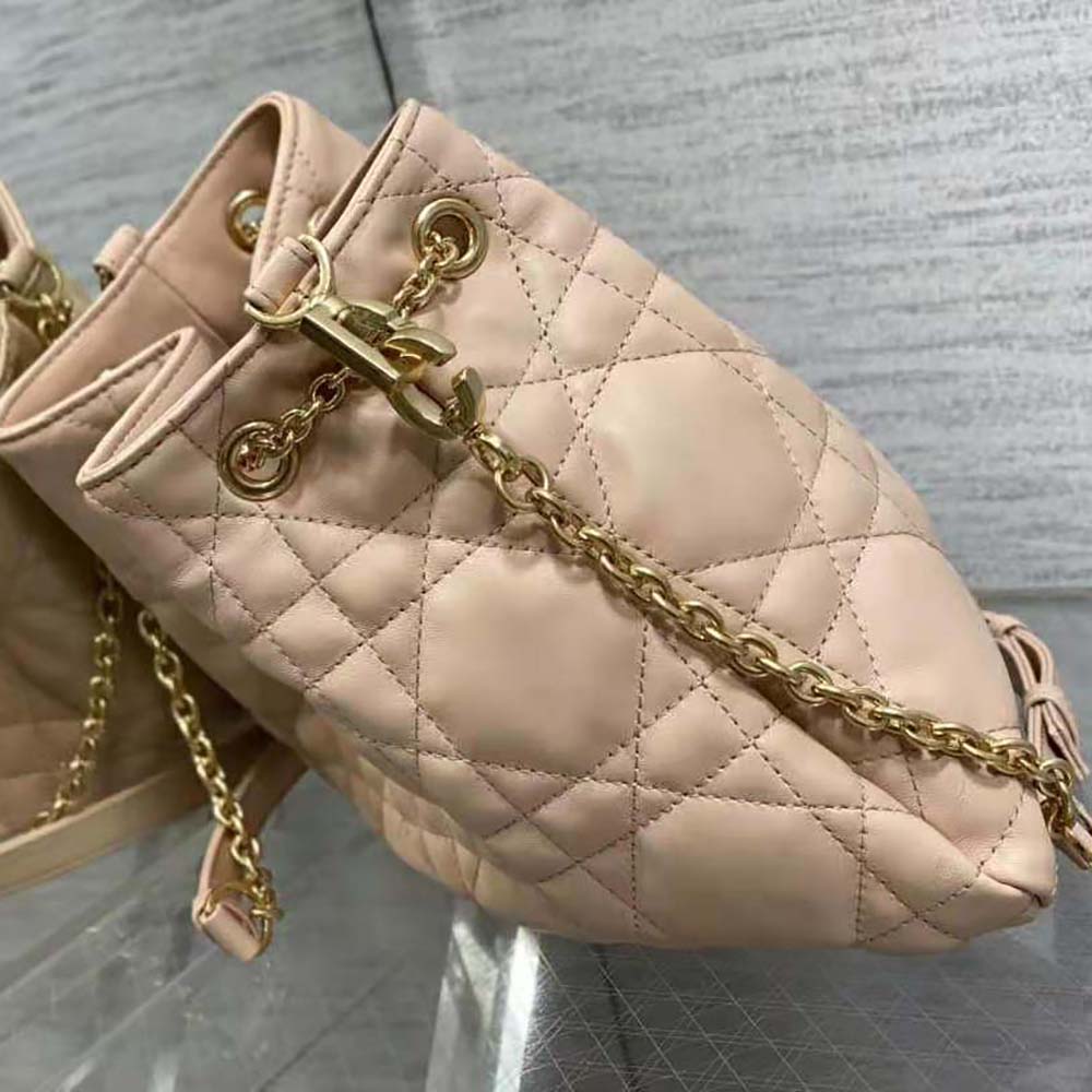 Dior Women Medium Dior Ammi Bag Sand Pink Supple Macrocannage Lambskin 5 Dior Women Medium Dior Ammi Bag Sand Pink Supple Macrocannage Lambskin - Image 5