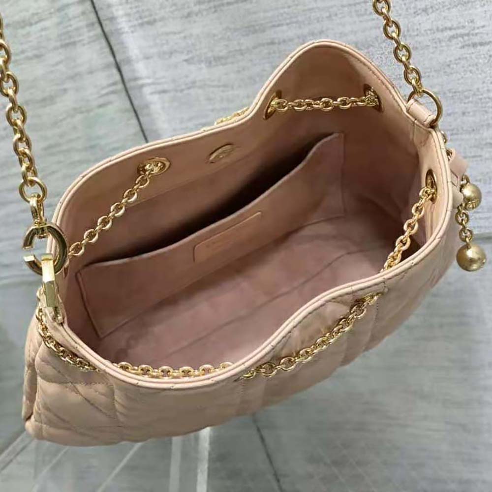 Dior Women Medium Dior Ammi Bag Sand Pink Supple Macrocannage Lambskin 7 Dior Women Medium Dior Ammi Bag Sand Pink Supple Macrocannage Lambskin - Image 7