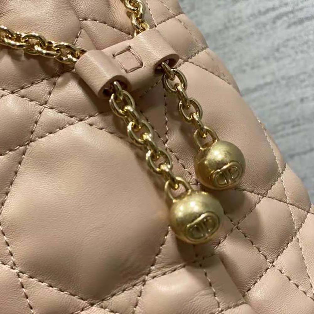 Dior Women Medium Dior Ammi Bag Sand Pink Supple Macrocannage Lambskin 9 Dior Women Medium Dior Ammi Bag Sand Pink Supple Macrocannage Lambskin - Image 9