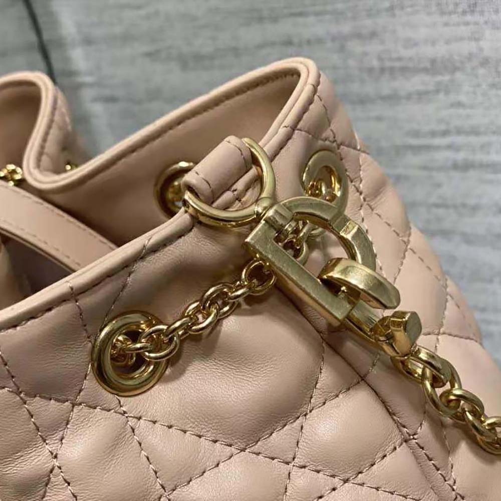 Dior Women Medium Dior Ammi Bag Sand Pink Supple Macrocannage Lambskin 8 Dior Women Medium Dior Ammi Bag Sand Pink Supple Macrocannage Lambskin - Image 8