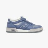Fendi Unisex Match Blue Mesh Low Tops