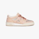 Fendi Unisex Match Pink Mesh Low Tops