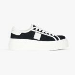 Givenchy Women City Platform Sneakers in Canvas-Black
