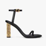 Givenchy Women G Cube Sandals in Leather-Black