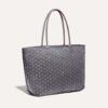 Goyard Women Sac Artois MM in Goyardine Canvas & Chevroches Calfskin-Gray 11 Goyard Women Sac Artois MM in Goyardine Canvas & Chevroches Calfskin-Gray