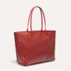 Goyard Women Sac Artois MM in Goyardine Canvas & Chevroches Calfskin-Red