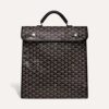 Goyard Women Saint Léger Backpack in Goyardine Canvas & Chevroches Calfskin-Black