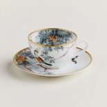 Hermes Unisex Carnets D'Equateur Tea Cup and Saucer
