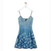 Loewe Women Fish Strappy Dress in Denim
