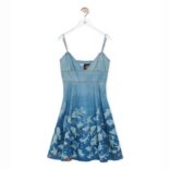 Loewe Women Fish Strappy Dress in Denim
