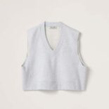 Miu Miu Women Embroidered Cotton Fleece Sweatshirt