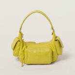 Miu Miu Women Nappa Leather Pocket Bag-Yellow